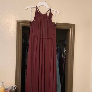 Davids Bridal Wine Color Dress- Size 4